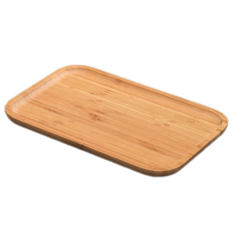 Natural Bamboo Wood Food Serving Tray