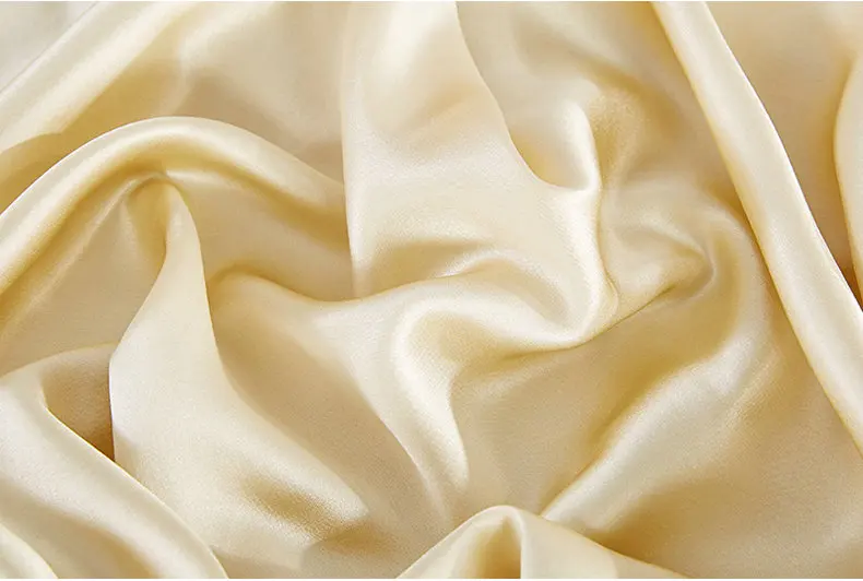 100% mulberry silk yarn dyed duvet cover