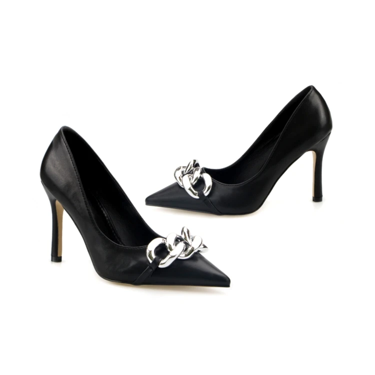 
Factory Direct Price Top Quality Sexy Pointed Toe Ladies Stiletto High Heels Pump Shoe For Women Ladies 