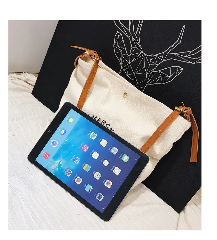 Personalized Tote Cotton Canvas Tote Bag Reusable Custom Tote Shopping Bags Cotton Canvas Bag