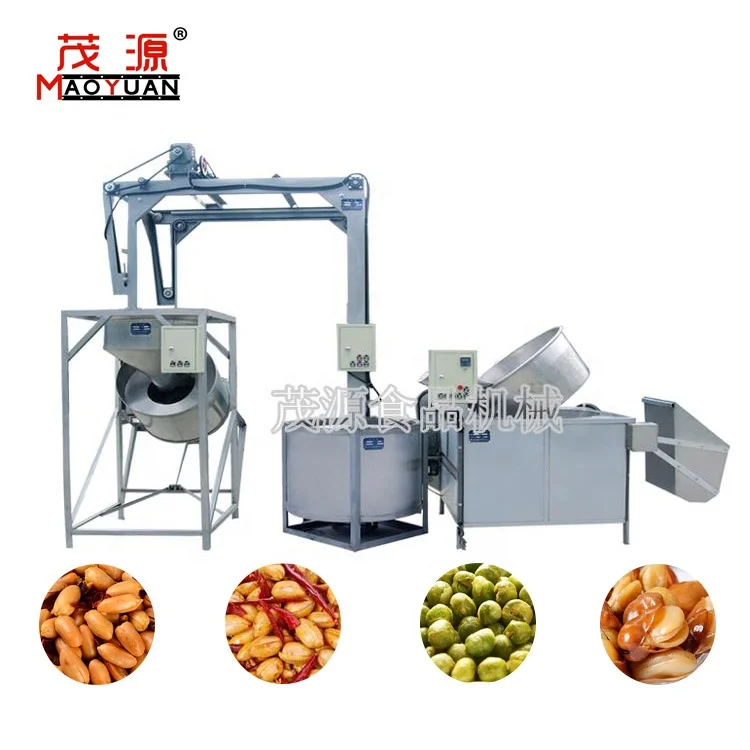 Fry Broad Bean production line Frying Line fried peanut green bean making machine production Line