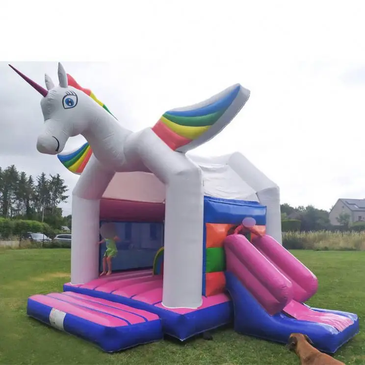 Inflatable Pirate Bounce House With Roof Kids Jumper Bouncer Combo Construction Truck Infant Industrial Ice Cream