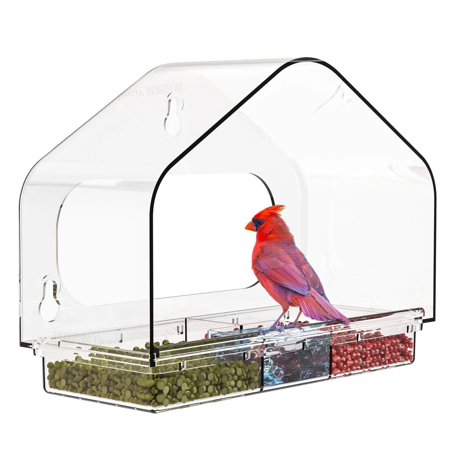 Wholesales High Quality Acrylic Bird cage Diy Feeders Bird House