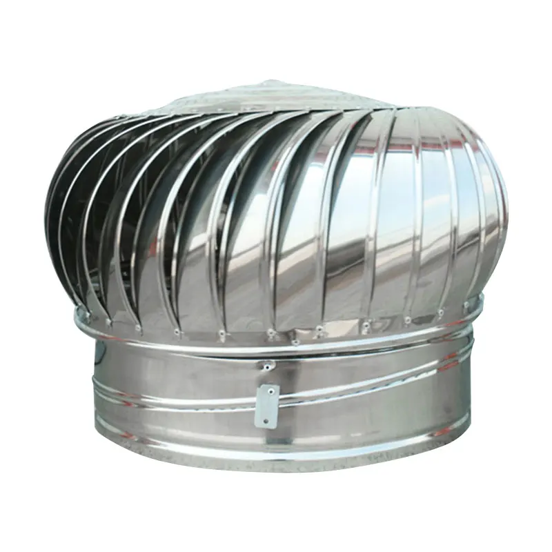 Stainless steel unpowered ball roof exhaust fan