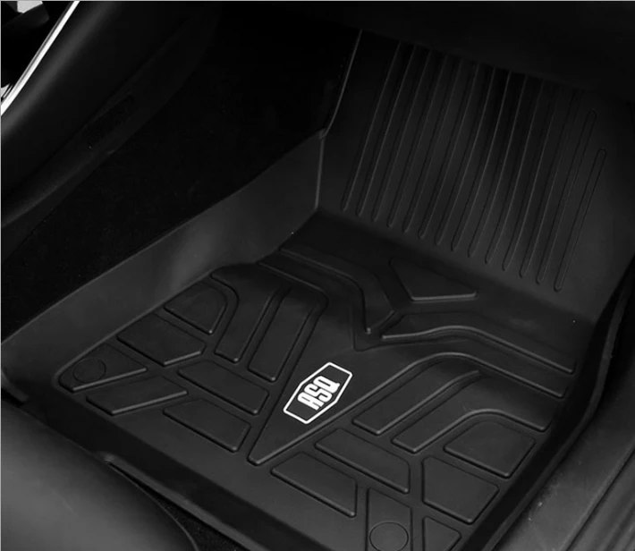 Customized 100% Fitment Eco-friendly 3D TPE Car Floor Mats Good Quality Car Boot Liner for Tesla Model 3