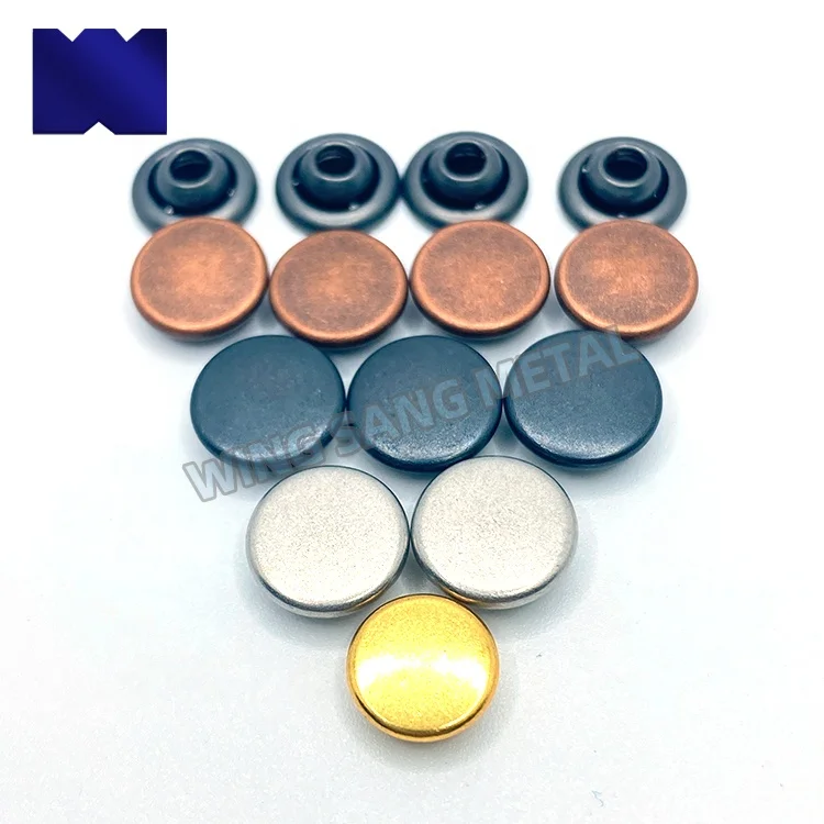 Custom good quality brass metal jeans button decorative rivet for garments clothing