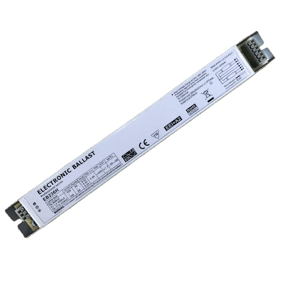 Сертификат CE электронный балласт для люминесцентной лампы 36wx2