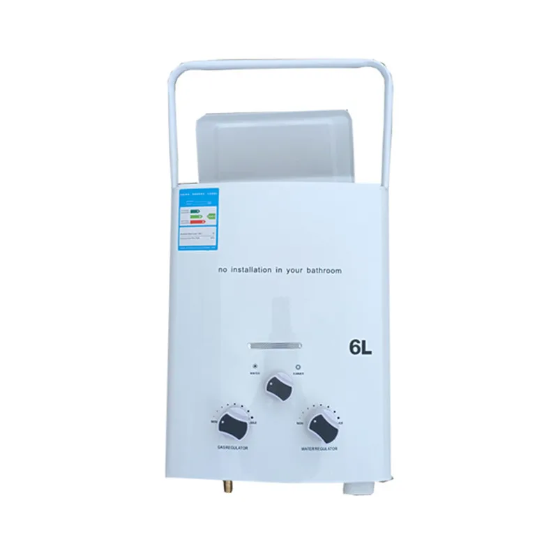 TOOFLO camping water heater 1.32 GPM /6 LPM  camping equipment interior outside shower from rv camper