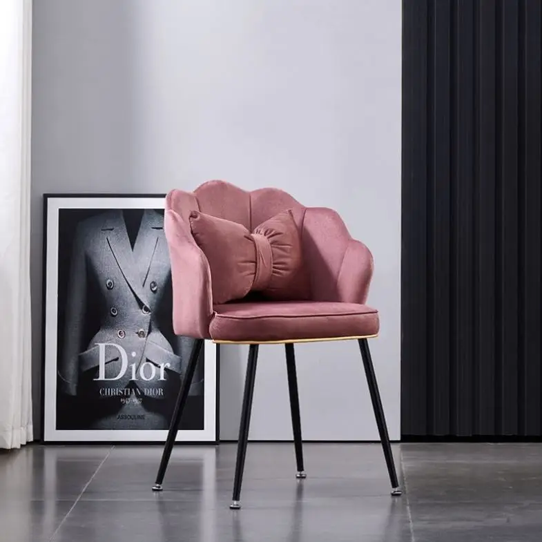 Hot Sale In Market Cheapest Price Home Living Room Hotel Dining Chairs Color Velvet Dining Chair For Sale