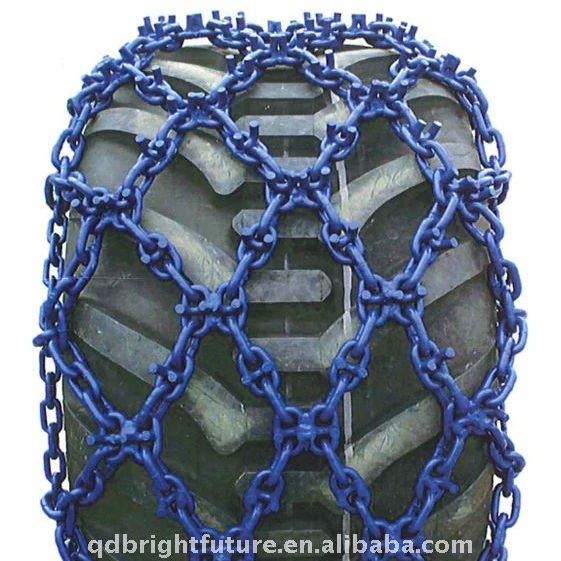 Alloy triple diamonds studded skidder chains