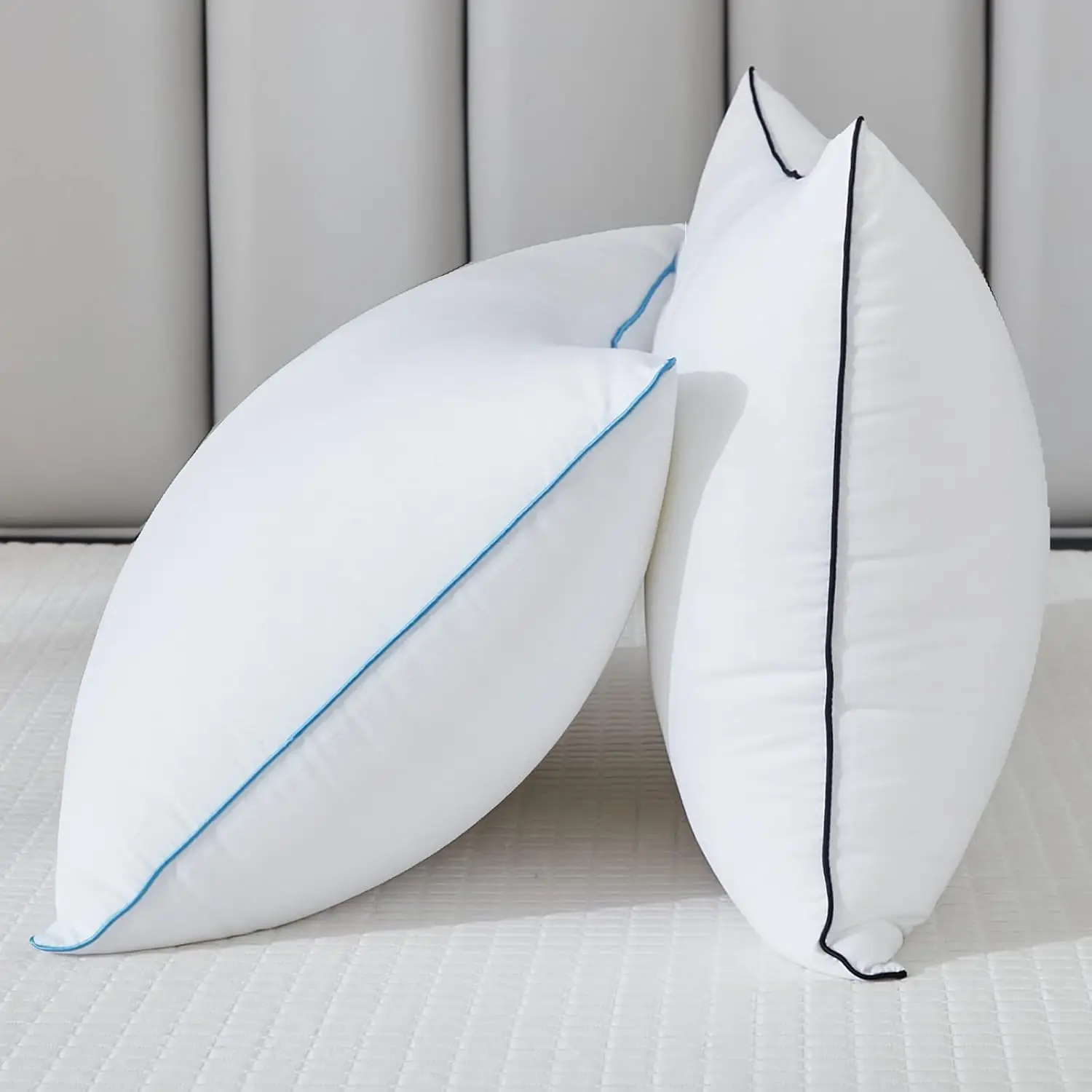 Living Room Cushion, Bed Pillows for Sleeping - Pillows Standard Size Set of 2 Luxury Hotel Quality Pillow Down Alternative