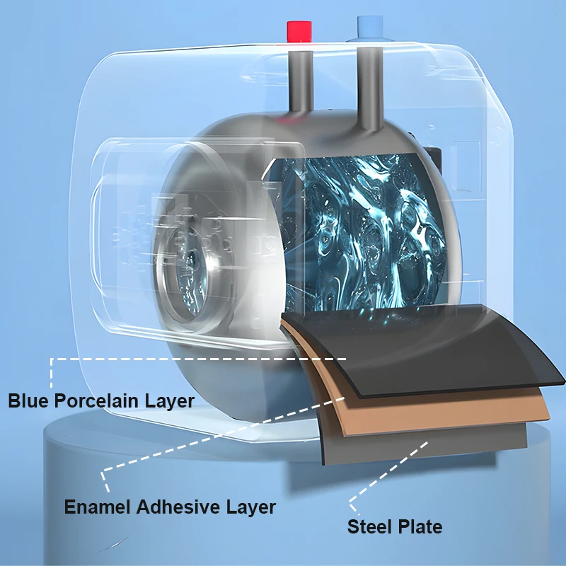 Bathroom Kitchen Wall Mounted Tank Hot Water Heater Boiler Storage Electric Water Heater