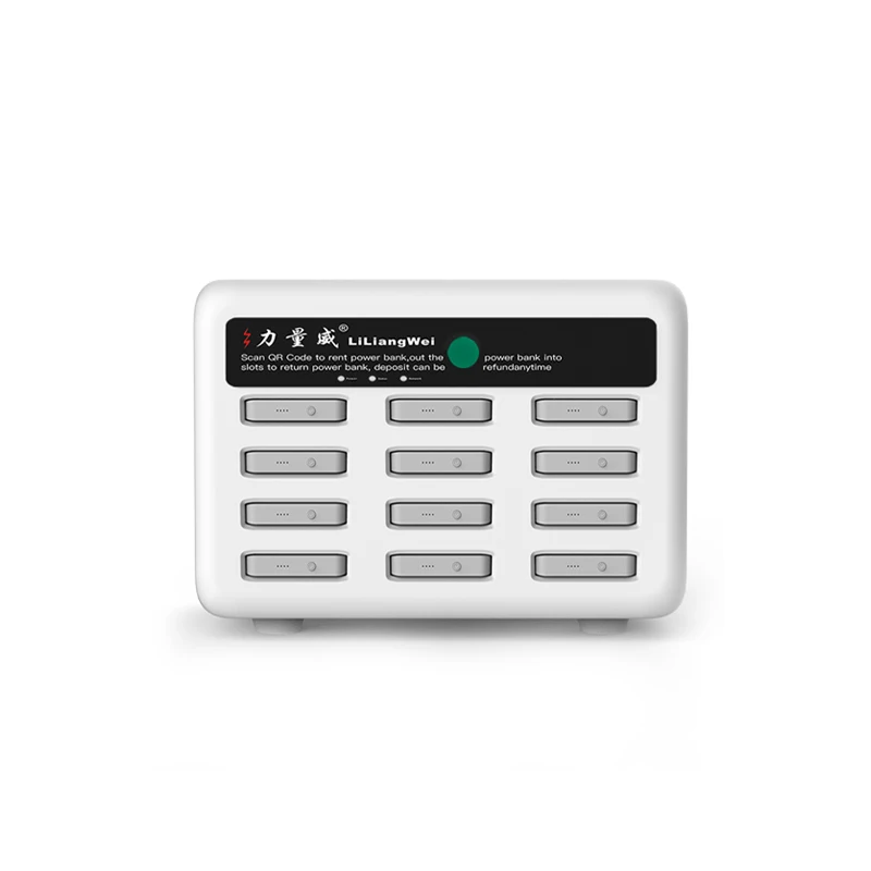 Office Family 12 Slots Power Bank Charging Station Without Software System