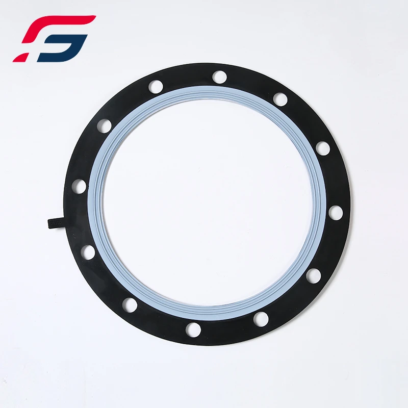 DN150 ptfe coating full face flange gasket DIN standard PN10/ PN16 CLEAN PVC/HP-PVC flange gasket