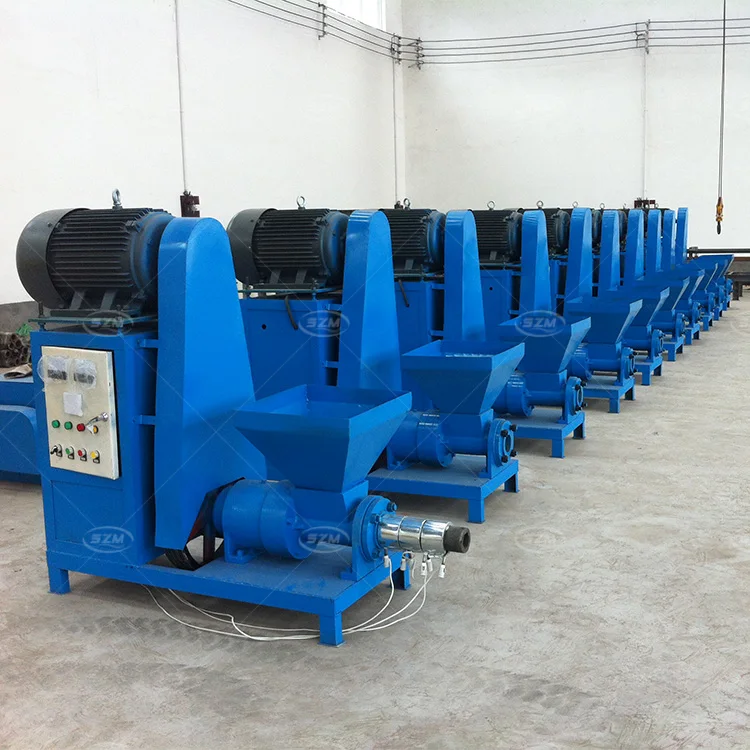 Charcoal briquette making machine plant charcoal powder ball briquetting press diesel engine briquette machine