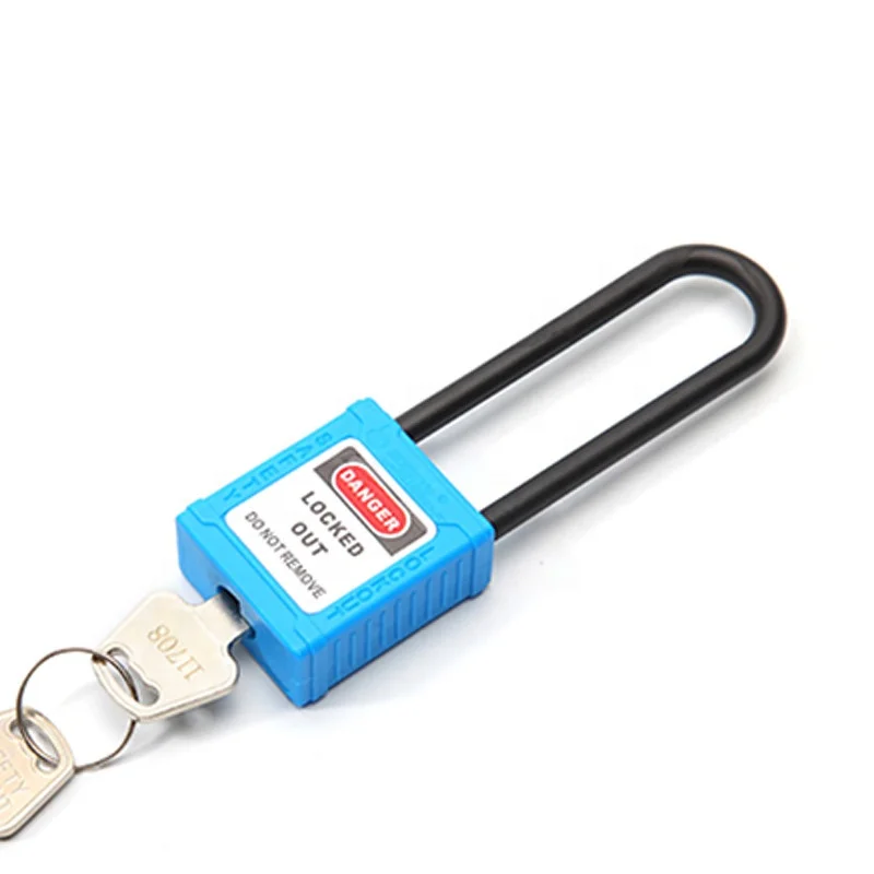 BOZZYS nylon security padlocks industry safety lockout  with Master Keyed for lockout insulated against the effects