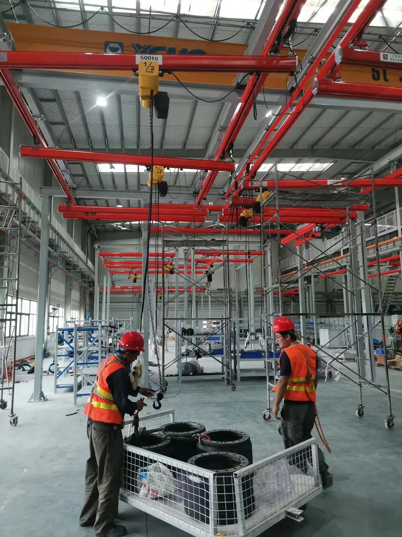 Factory Use Light Modular Crane System European Type Suspension Crane Flexible Forged Steel Welded Crane