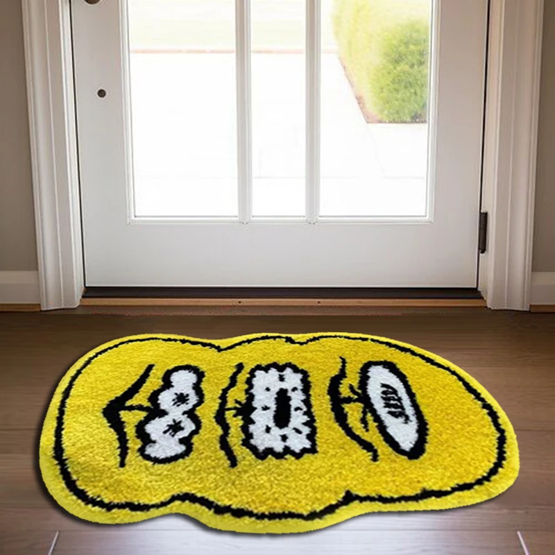Designer Brand Customized Hand Made Area Rugs & Sets Welcome Custom Logo Doormats Outdoor Floor Carpet Abstract Door Mat