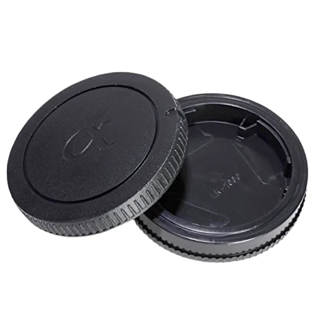 Body & Rear Lens Cap for Sony Alpha Camera & A Mount Lenses a style