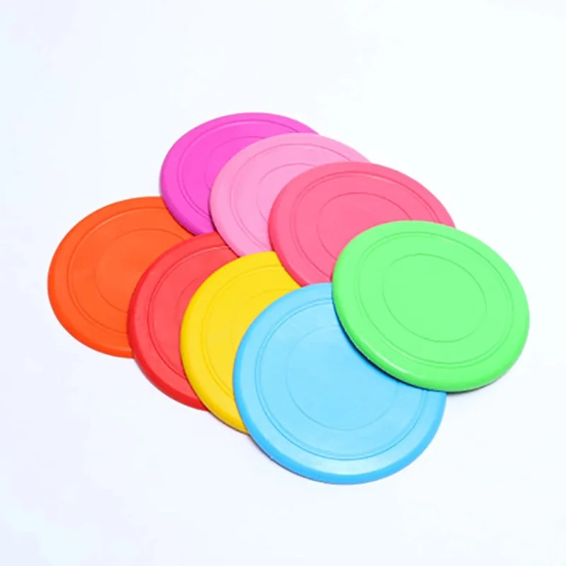  По индивидуальному заказу высокое качество Круглый Собака frisbeed собаки ошейник для дрессировки домашних животных игрушки силиконовые устойчивостью укуса летающий