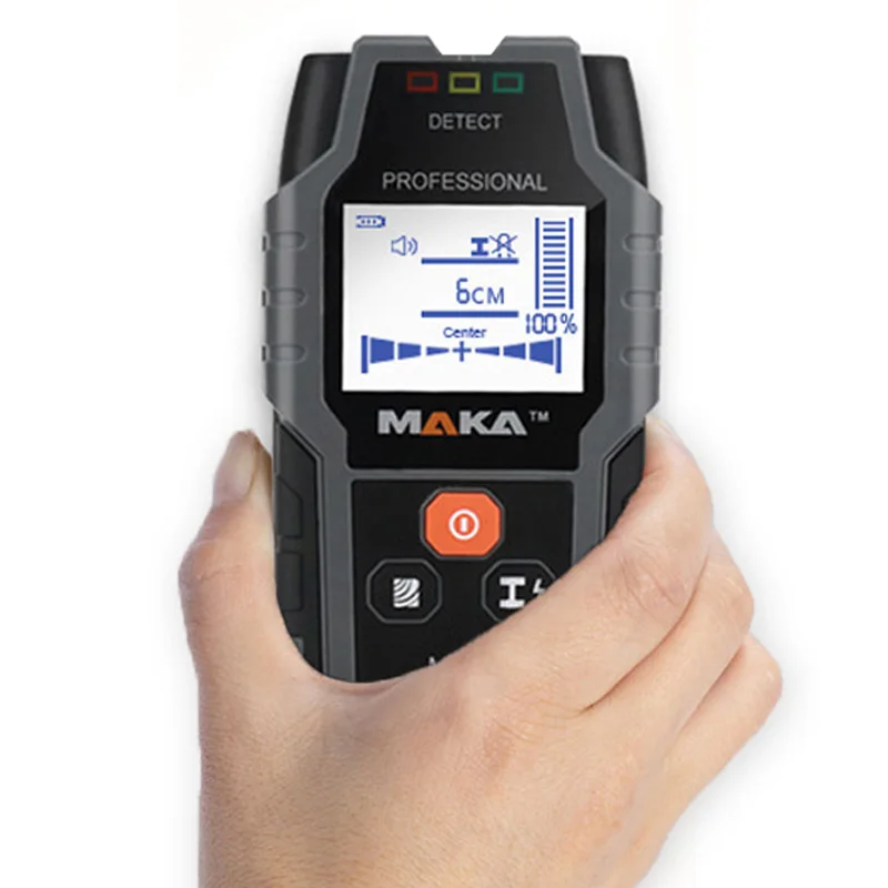 Portable hand-held metal gold detector for wall detector metal stud finder