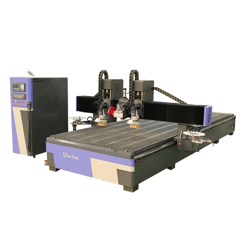 heavy duty cnc router hold drilling woodworking collecteur poussiere cnc router with rouund knife head