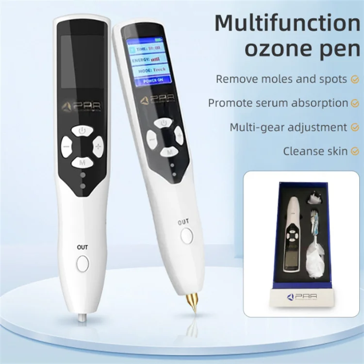 2in1 Ozone Generator Fibroblast Jet Plasma Lift Pen For Eyelid Face Lifting Skin Tag Mole Dark Spot Wrinkle Remover Pen