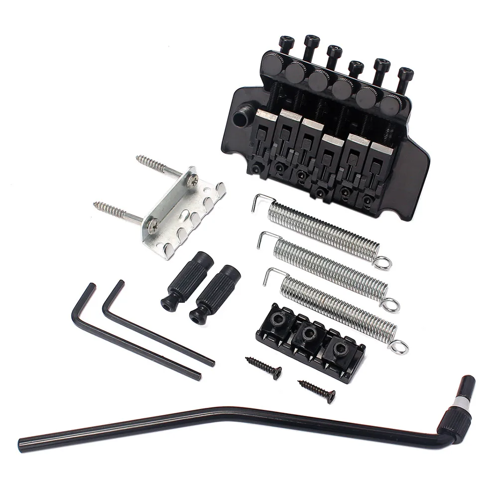Гитара Tremolo мост двойная блокировка Systyem Black Floyd Rose Lic