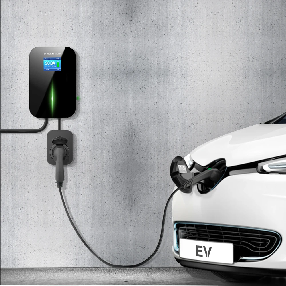 
IP66 Type 2 LCD EV Charging Station With RFID 