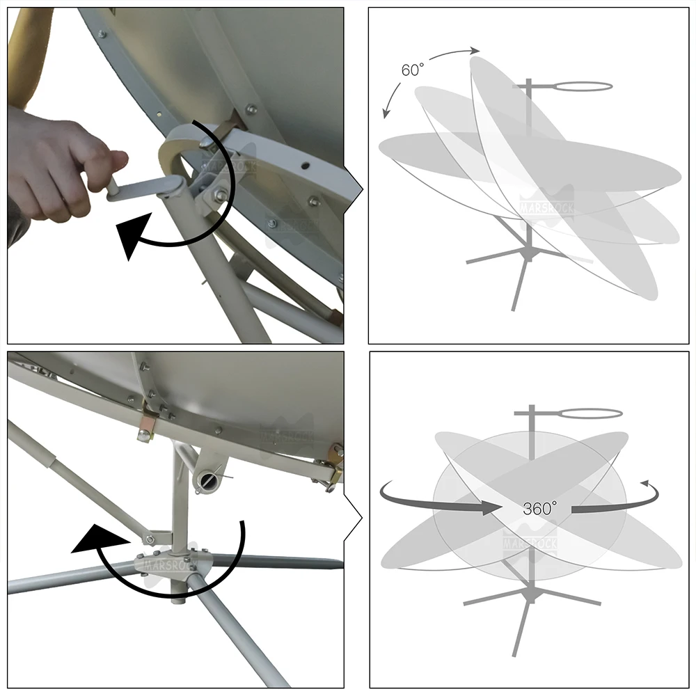 Mars Rock 1800W Panel Homage Reflective Go Sun Portable Parabol Rice Solar Power Stove Oven Parabolic Solar Cooker for Home