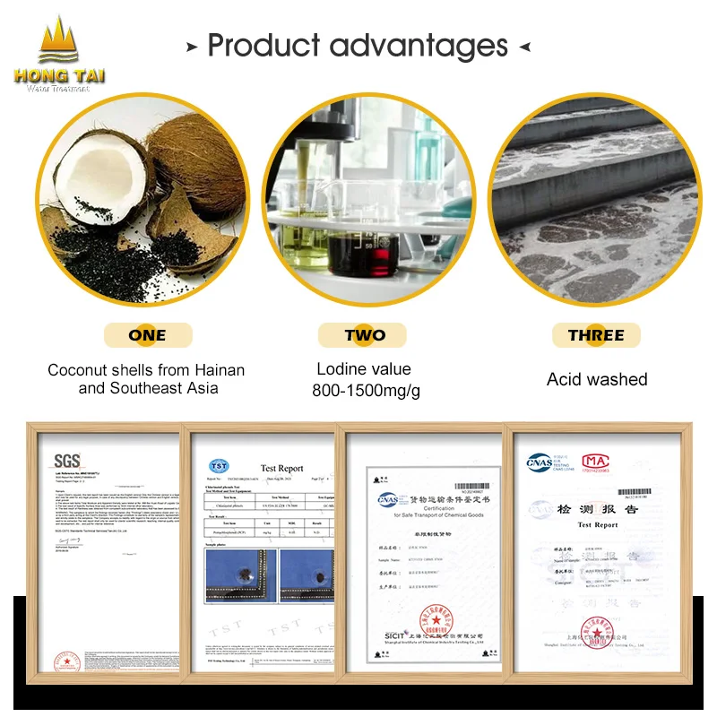 3-5mm High absorption low ash granular coconut shell activated carbon price