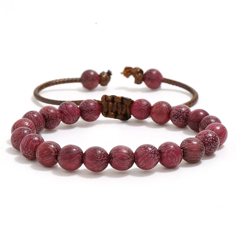 wto play hand string online Buddhist small gift lobular rosewood chicken wing wood bead bracelet