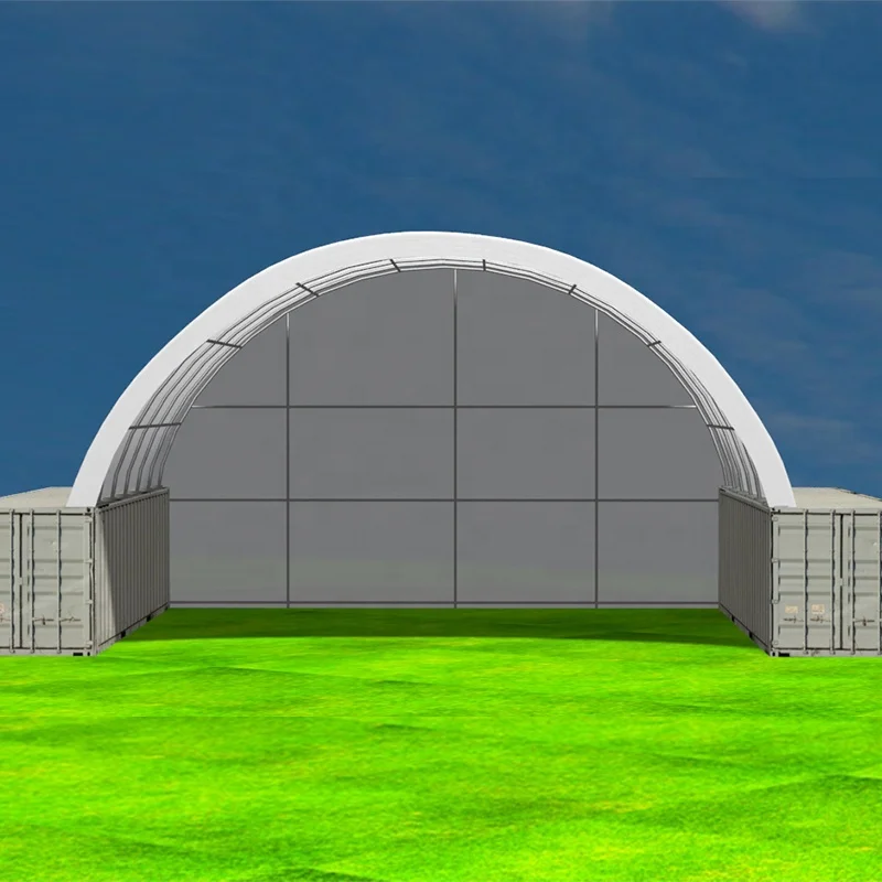 Suihe 40ft Dome Container shelter tent shed PVC Waterproof Shipping Container Sunshade canopy