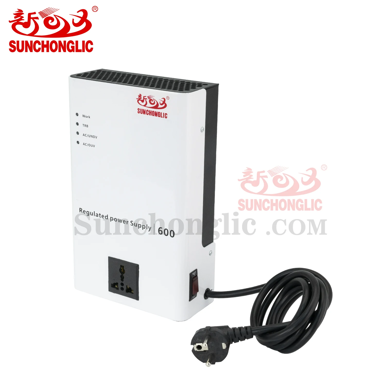 Sunchonglic 220V/230V AC Single-phase 600VA voltage regulator voltage stabilizer