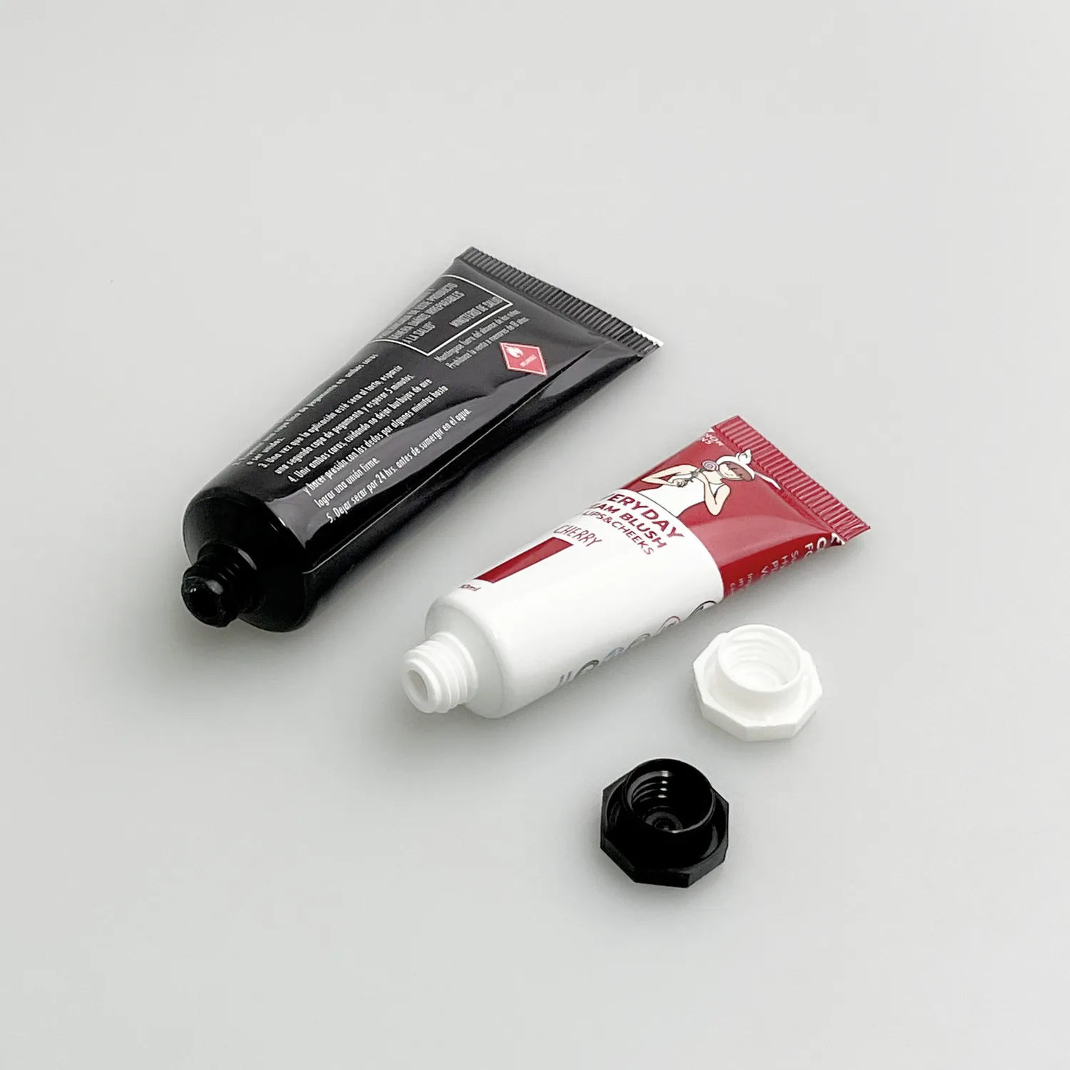 hand cream packaging plastic cosmetic soft aluminum tube with lids