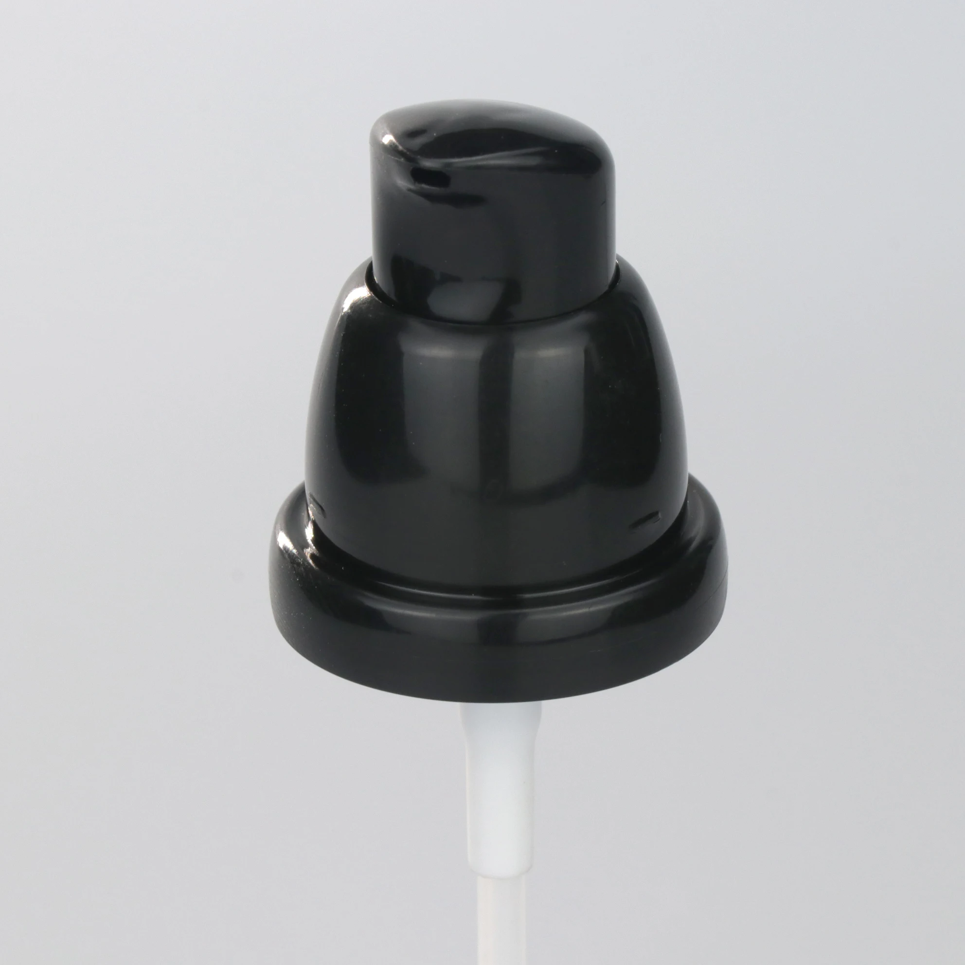 Manufacturer Cosmetic Packaging 18/410 pure plastic plating large double layer spray pump emulsion pump AS transparent cove