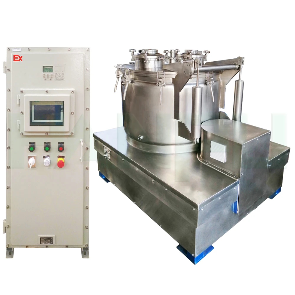 Chemical Industrial Ethanol Extractor Centrifuge Machine Hot Product 2019 Oil Extraction Provided GMP Easy Batch 800 Plc,motor