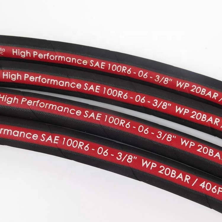 Soft Flexible Durable Wrap Surface Black Swevil High Quality En 13765 Ribbed Rubber Fuel Hose