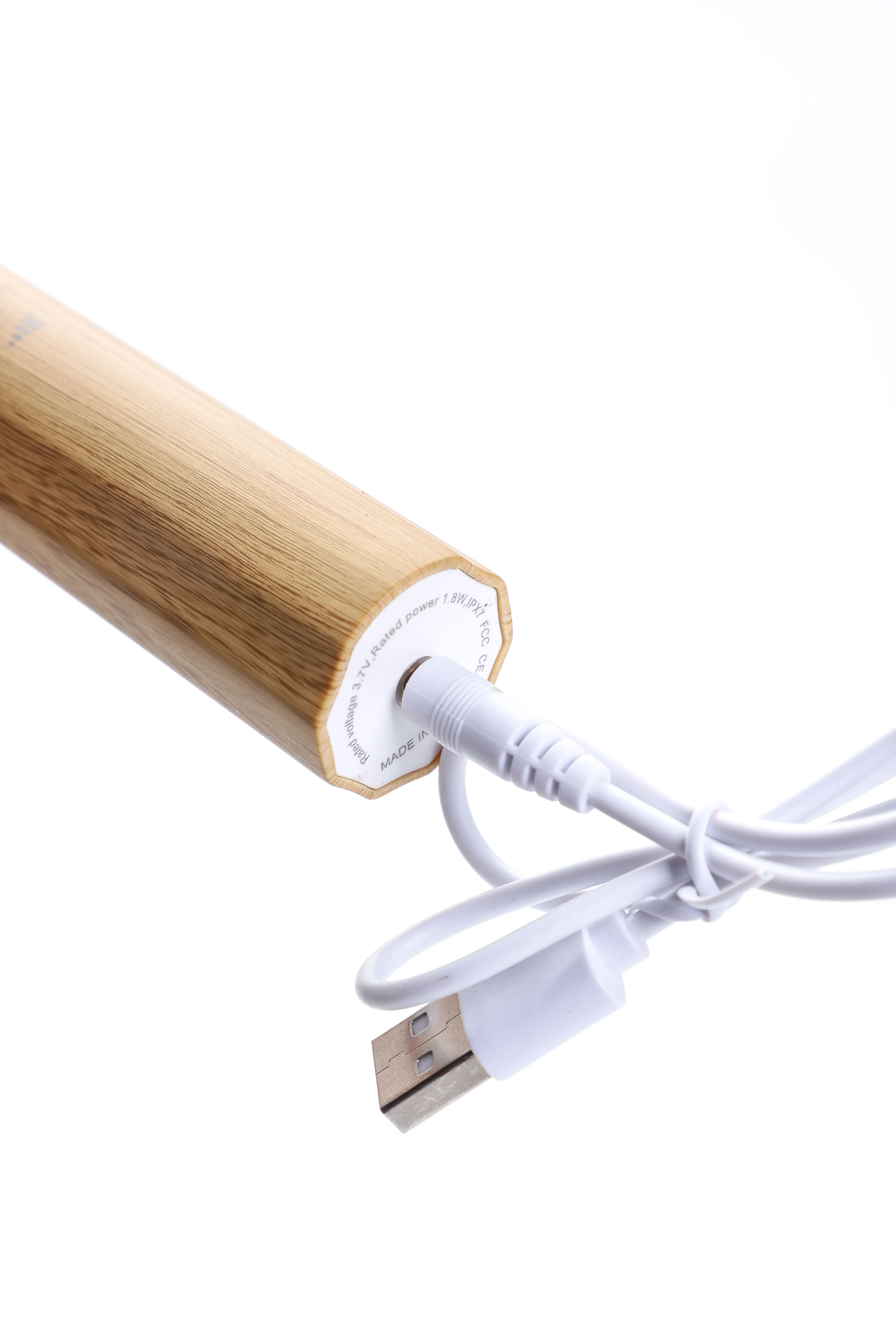 First bamboo head Children Kids USB Rechargeable Powered Sonic Electric Toothbrush Sonic Power Smart Toothbrush