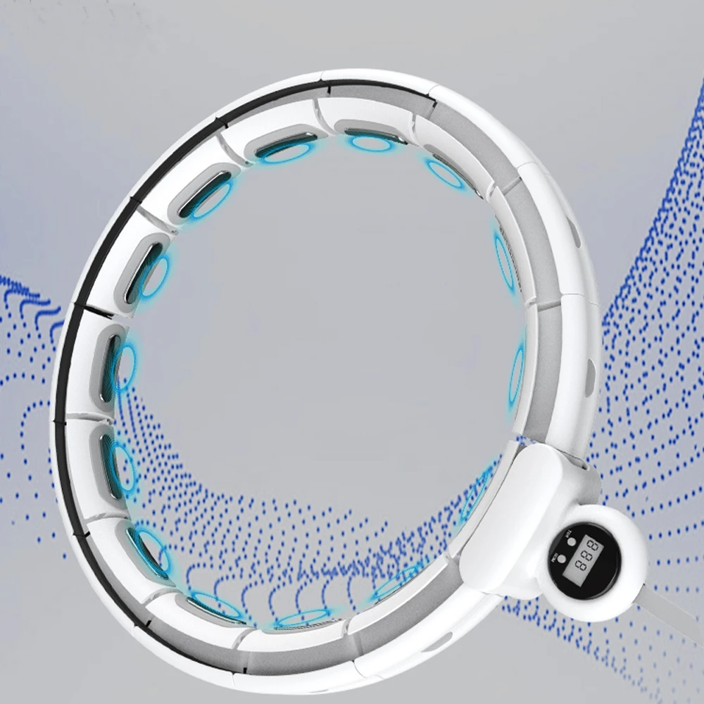 Smart Hoola Hoops Exercise Equipment Yoga Sport Hoop Waist Training Device Adjustable 360 Degree Rotating Massage Adults