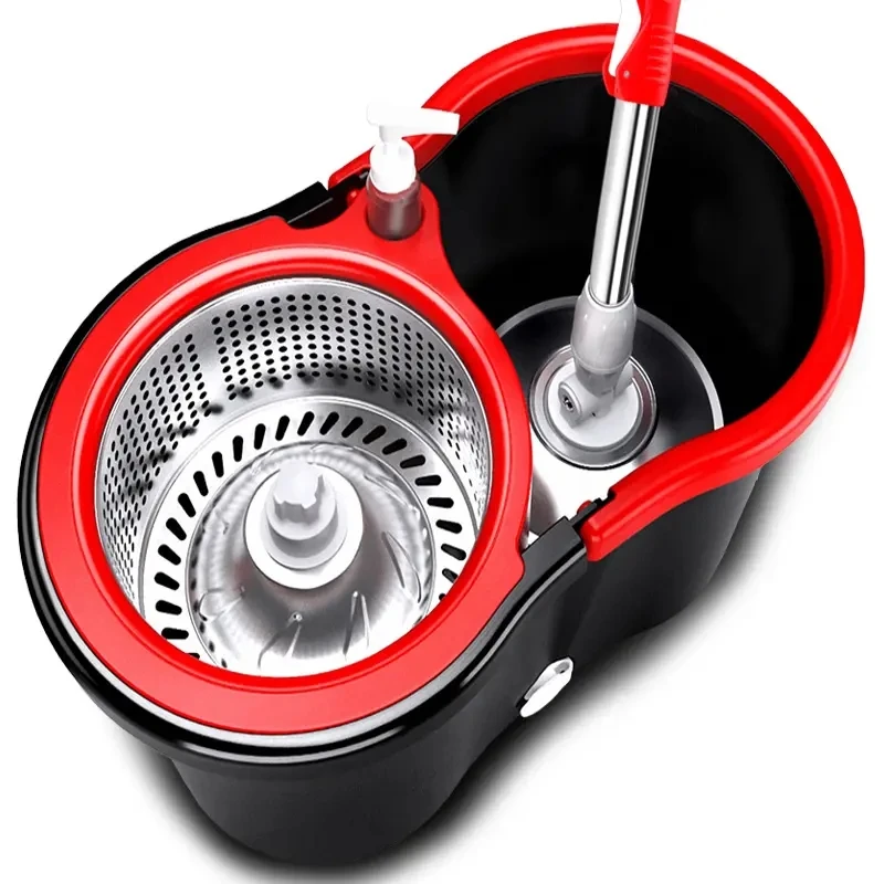 Factory Rotating Clean Microfiber Spinning Retractable Mops 360 degree Spining Mop And Bucket Set