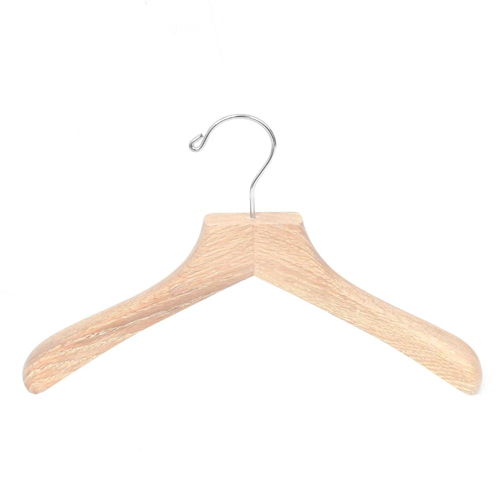 Hangers Manufacturer Customized Oak Women Wood Clothes Coat Hanger Rack Designs Personalized Hanger