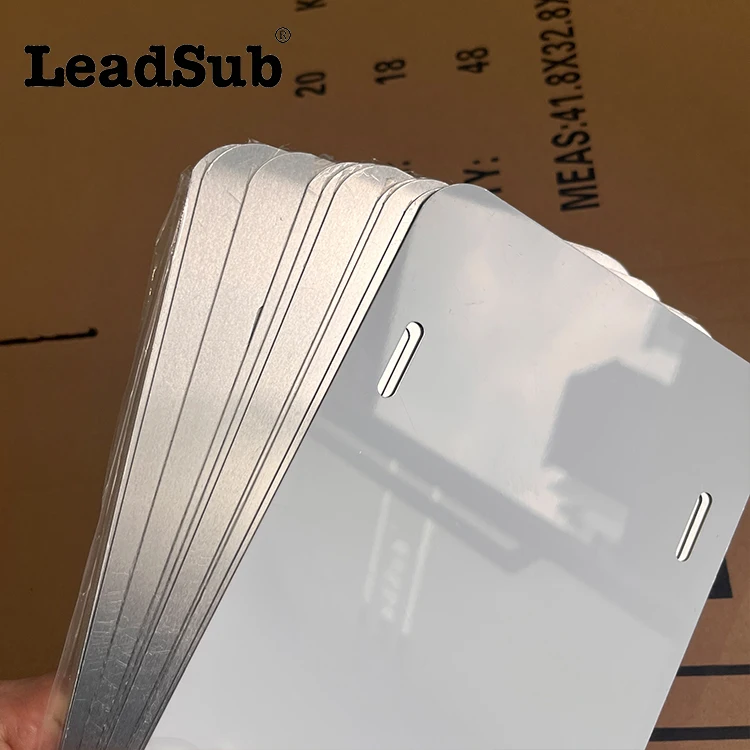 Customize Size Decor Car Tag Blanks Diy White Blanks 6'*12' Aluminum Sublimation License Plate Car Number Plate Frame