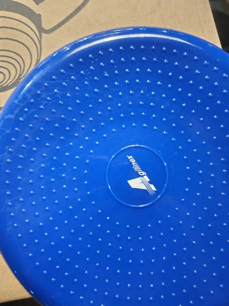 YangFit eco-friendly custom stability balance disc gym pvc air inflatable massage balance seat cushion with 34cm diameter