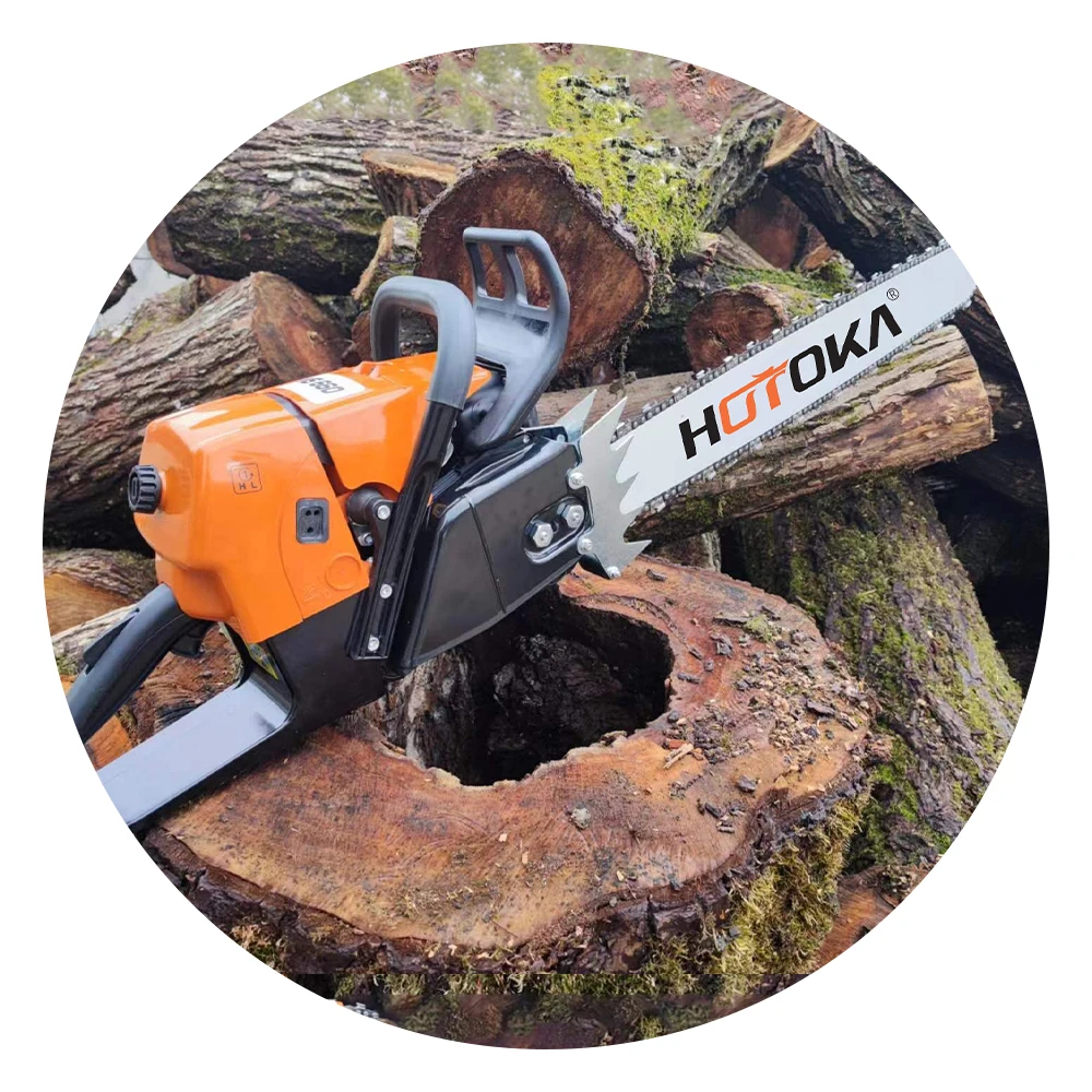 HOTOKA ms660 professional chainsaw machine 5200w 92cc petrol 660 chainsaw for tree cutting machine
