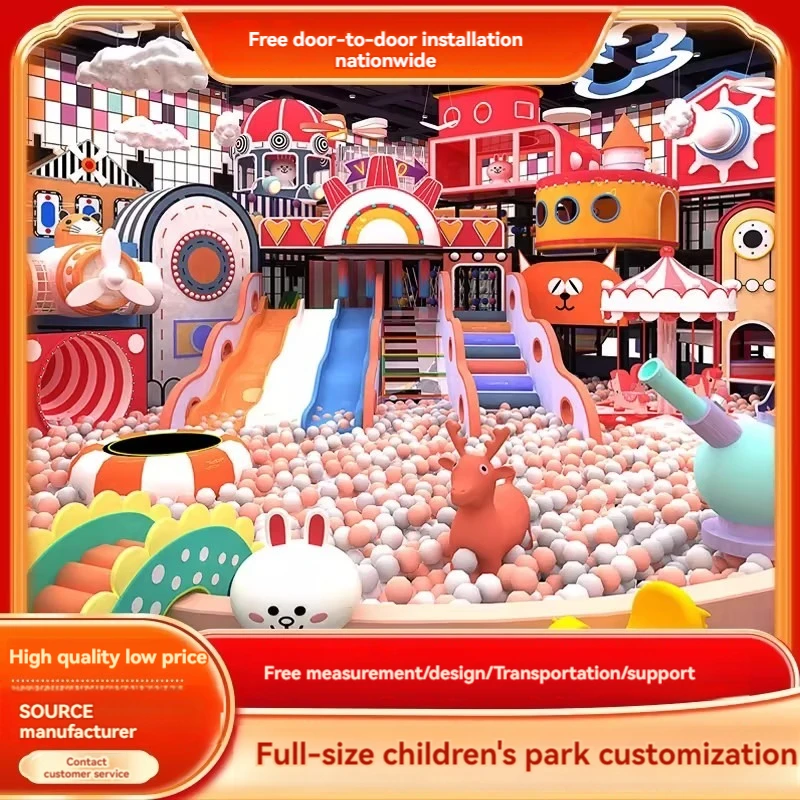 Hot Selling Indoor Playground Equipment for Kids Soft Foam Ball Pit with Climbing Function for Play Centers