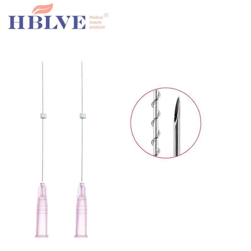 Korea PDO Mono screw threads Facial Lifting wires 29g 25mm 38mm Hilos Tensores Thread Lift