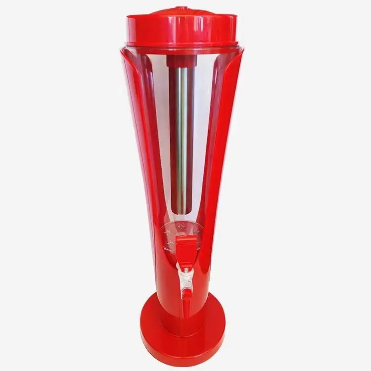 Classical Bar Beer Tower3L 5L Plastic Portable Beverage Drink Beer Tower  For Bar Club