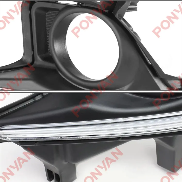 High quality customizable Penyang Pentair with DRL bezel and cabled fog lights, suitable for Fit 2014-2016 Toyota Highlander