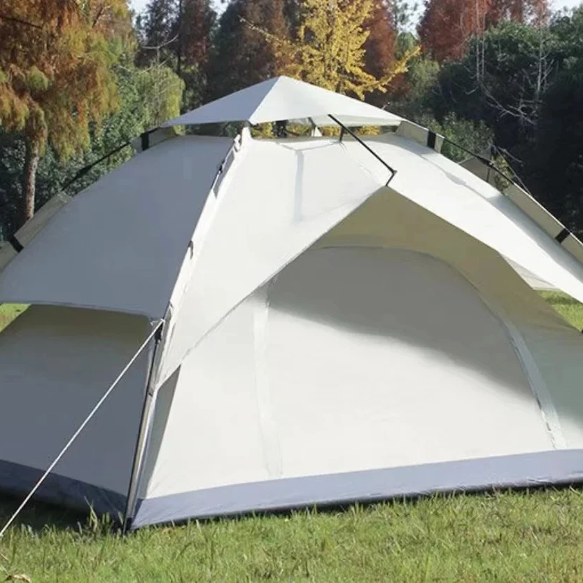 Tent outdoor camping automatic free installation of real double tent field travel courtyard portable mosquito tent